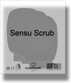 Sensu Scrub Handschoen - 3 Stuks - Zwart - Washand Exfoliating Glove - Kessa Hammam Washandje -Winkel Voor Persoonlijke Verzorging 1029x1200