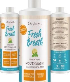 Oxyfresh Power Rinse Mondwater - Lemon-Mint - 473 Ml -Winkel Voor Persoonlijke Verzorging 1030x1200