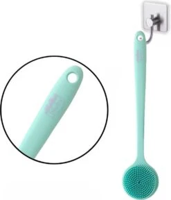 Blubs® – Badborstel – Dry Brush – Rug Scrubber – Lichaamsborstel – Rugborstel Douche Met Steel – Huidborstel – Doucheborstel – Bad- & Doucheaccessoires – Badborstel Met Steel – Doucheborstel Rugborstel – Siliconen Borstel – Massage – Cyaan -Winkel Voor Persoonlijke Verzorging 1030x1200 3