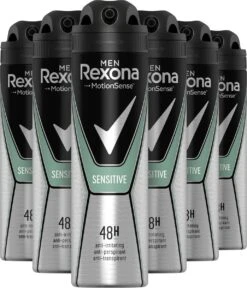 Rexona Men Sensitive Anti-transpirant Spray - 6 X 150 Ml - Voordeelverpakking 13 Rexona Men Sensitive Anti-transpirant Spray - 6 X 150 Ml - Voordeelverpakking -Winkel Voor Persoonlijke Verzorging 1030x1200 4