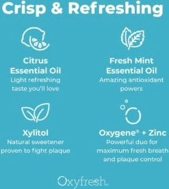 Oxyfresh Power Rinse Mondwater - Lemon-Mint - 473 Ml -Winkel Voor Persoonlijke Verzorging 1071x1200