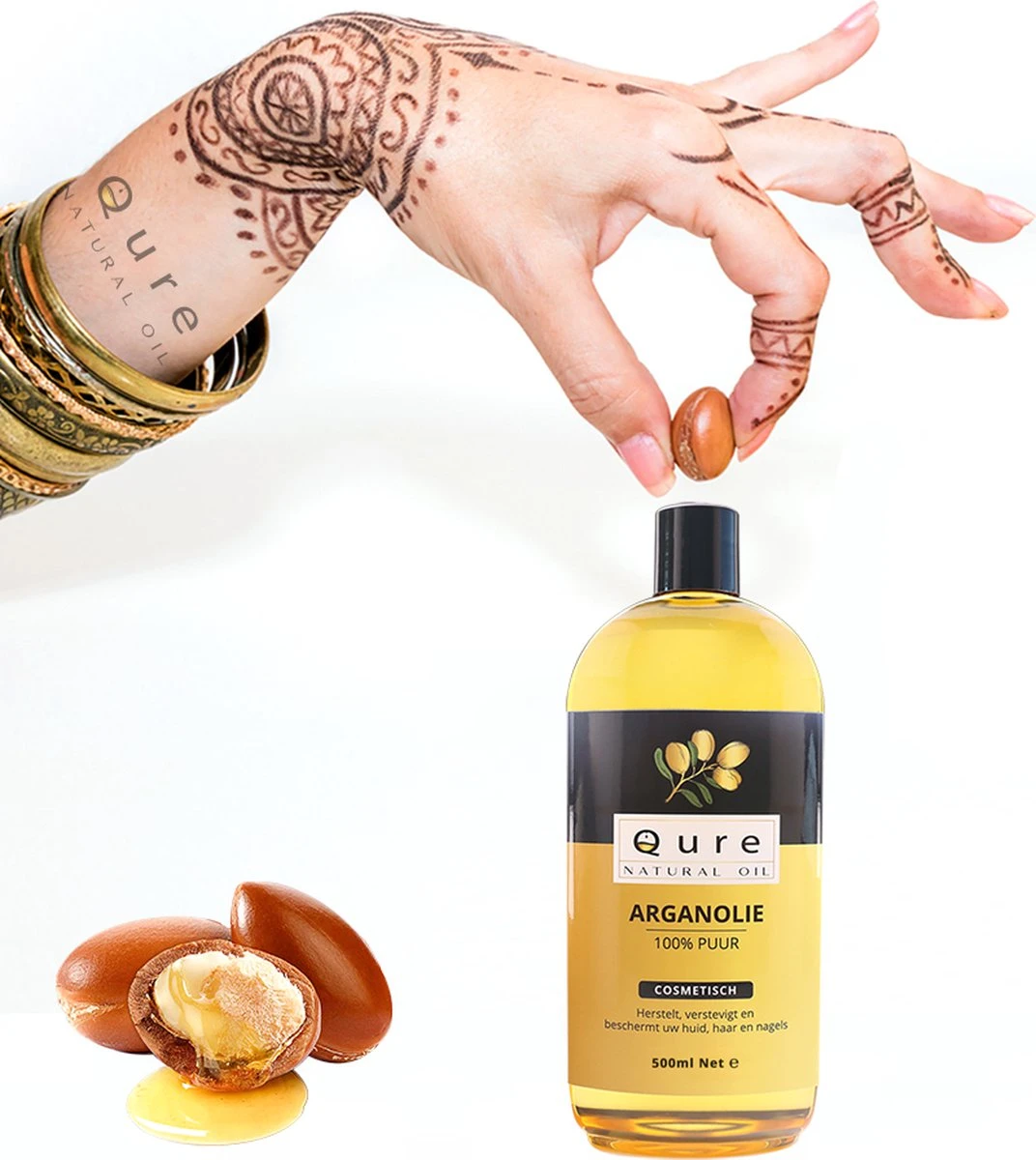 Arganolie 100ml | 100% Puur & Onbewerkt | Argan Olie Voor Gezicht, Haar En Lichaam 7 Arganolie 100ml | 100% Puur & Onbewerkt | Argan Olie Voor Gezicht, Haar En Lichaam - Afbeelding 5