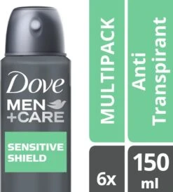 Dove Men+Care Sensitive Shield Anti-Transpirant Deodorant Spray - 6 X 150 Ml - Voordeelverpakking -Winkel Voor Persoonlijke Verzorging 1087x1200 2