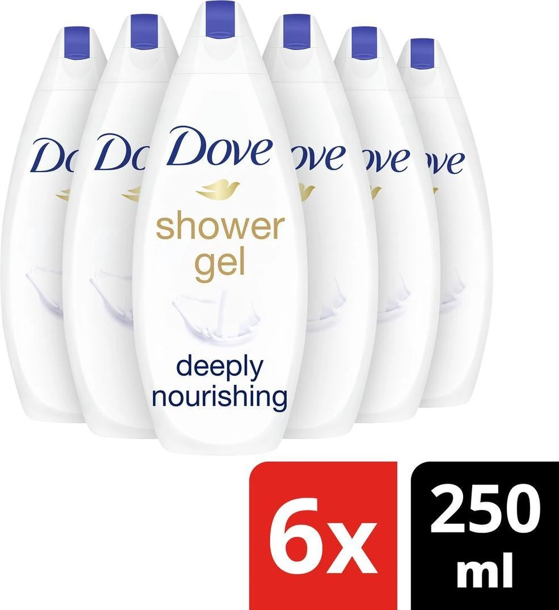 Dove Douchegel Deeply Nourishing - 6 X 225 Ml - Voordeelverpakking 5 Dove Douchegel Deeply Nourishing - 6 X 225 Ml - Voordeelverpakking - Afbeelding 3