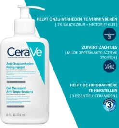 CeraVe Blemish Control Cleanser - 236ml - Gezichtsreiniger Voor Huid Met Neiging Tot Acne -Winkel Voor Persoonlijke Verzorging 1118x1200 4