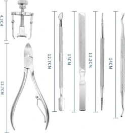 7-Delige Pedicure Set - Nagelverzorging - Nagelset - Ingegroeide Teennagel - Nagelknipper - Nail Clippers - Ingrown Toenail -Winkel Voor Persoonlijke Verzorging 1125x1200 12