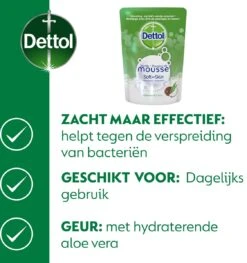 Dettol Handzeep Zachte Mousse - Antibacterieel - Navulling Magic Foam - Aloe Vera & Coco - 200 Ml -Winkel Voor Persoonlijke Verzorging 1125x1200 6
