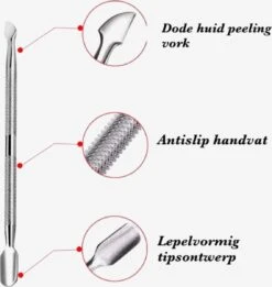 BenjaBeauty Bokkepootje Nagels - Schraper - Cuticle Pusher - Bokkenpootje Nagels - Cuticle Remover - Pedicure - Manicure -Winkel Voor Persoonlijke Verzorging 1137x1200 7