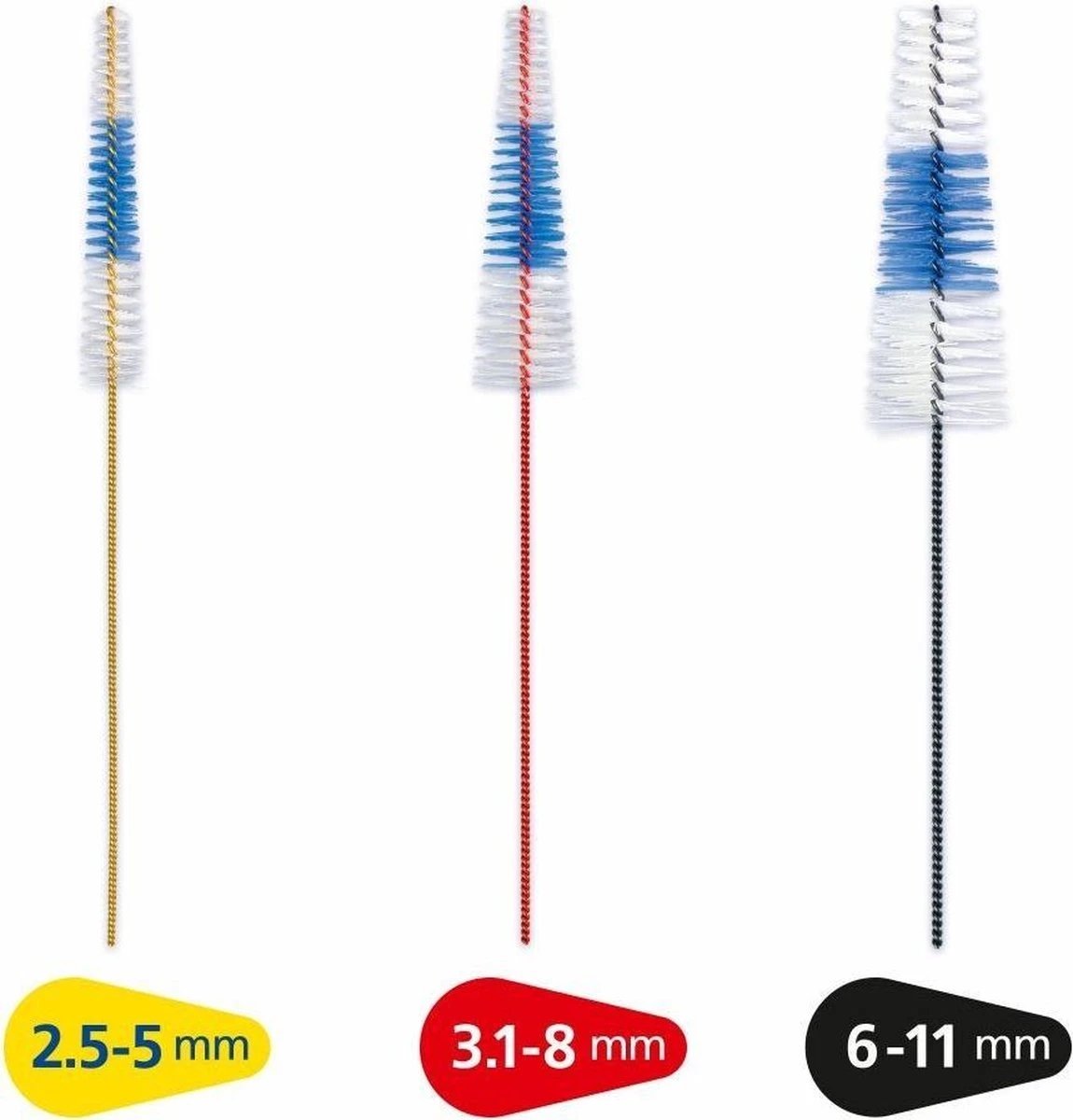 Lactona EasyDent Type A 2,5 - 5mm - Ragers - 6 Gripzak X 5 Stuks 5 Lactona EasyDent Type A 2,5 - 5mm - Ragers - 6 Gripzak X 5 Stuks - Afbeelding 3