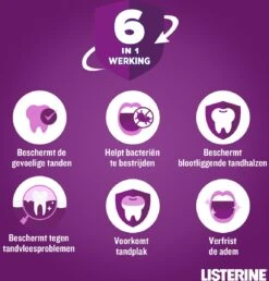 LISTERINE Total Care Tandbescherming, Mondspoeling, Biedt Complete Bescherming Voor Sterke Tanden Met 6 In 1 Effect, 3 X 500 Ml 17 LISTERINE Total Care Tandbescherming, Mondspoeling, Biedt Complete Bescherming Voor Sterke Tanden Met 6 In 1 Effect, 3 X 500 Ml -Winkel Voor Persoonlijke Verzorging 1151x1200 2