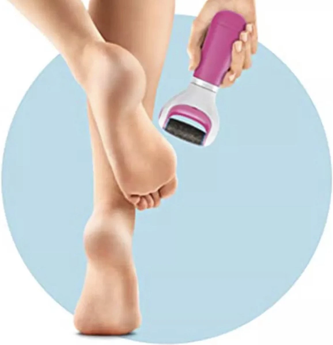 Scholl Velvet Smooth - Elektrische Eeltvijl - Blauw - 1 Stuk 9 Scholl Velvet Smooth - Elektrische Eeltvijl - Blauw - 1 Stuk - Afbeelding 7