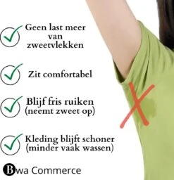 Merkloos Herbruikbare Okselpads Tegen Zweetplekken En Vervelende Geurtjes - Okselpads Voor Dames - Okselpads Voor Heren - Lichaamsverzorging - Anti Zweet Shirt Dames -Winkel Voor Persoonlijke Verzorging 1157x1200 11