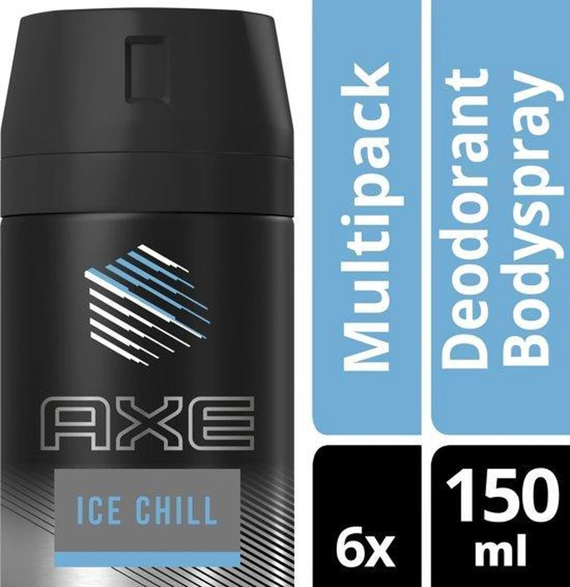 Axe Ice Chill Bodyspray Deodorant - 6 X 150 Ml - Voordeelverpakking 5 Axe Ice Chill Bodyspray Deodorant - 6 X 150 Ml - Voordeelverpakking - Afbeelding 3