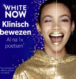 Prodent Whitening Now Gold Tandpasta - 12 X 75 Ml - Voordeelverpakking -Winkel Voor Persoonlijke Verzorging 1169x1200 1