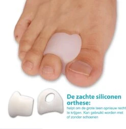 {Feetz} Hallux Valgus Bunion Protector & Corrector - SET VAN 8 STUKS – Voetverzorging & Teenspreider Teenspalk – Voorvoetzolen Siliconen Set Ter Correctie Van Tenenstand. Inclusief Teenband & Massagebal Voor Spierversterkende Oefeningen -Winkel Voor Persoonlijke Verzorging 1169x1200 10