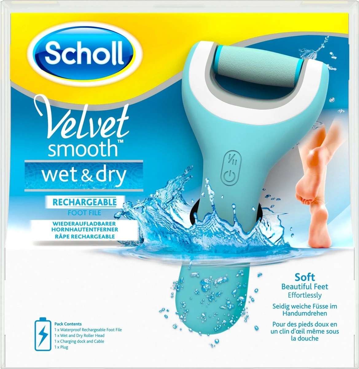 Scholl Velvet Smooth Voetvijl Wet & Dry - Starter - 1 Stuk 3 Scholl Velvet Smooth Voetvijl Wet & Dry - Starter - 1 Stuk