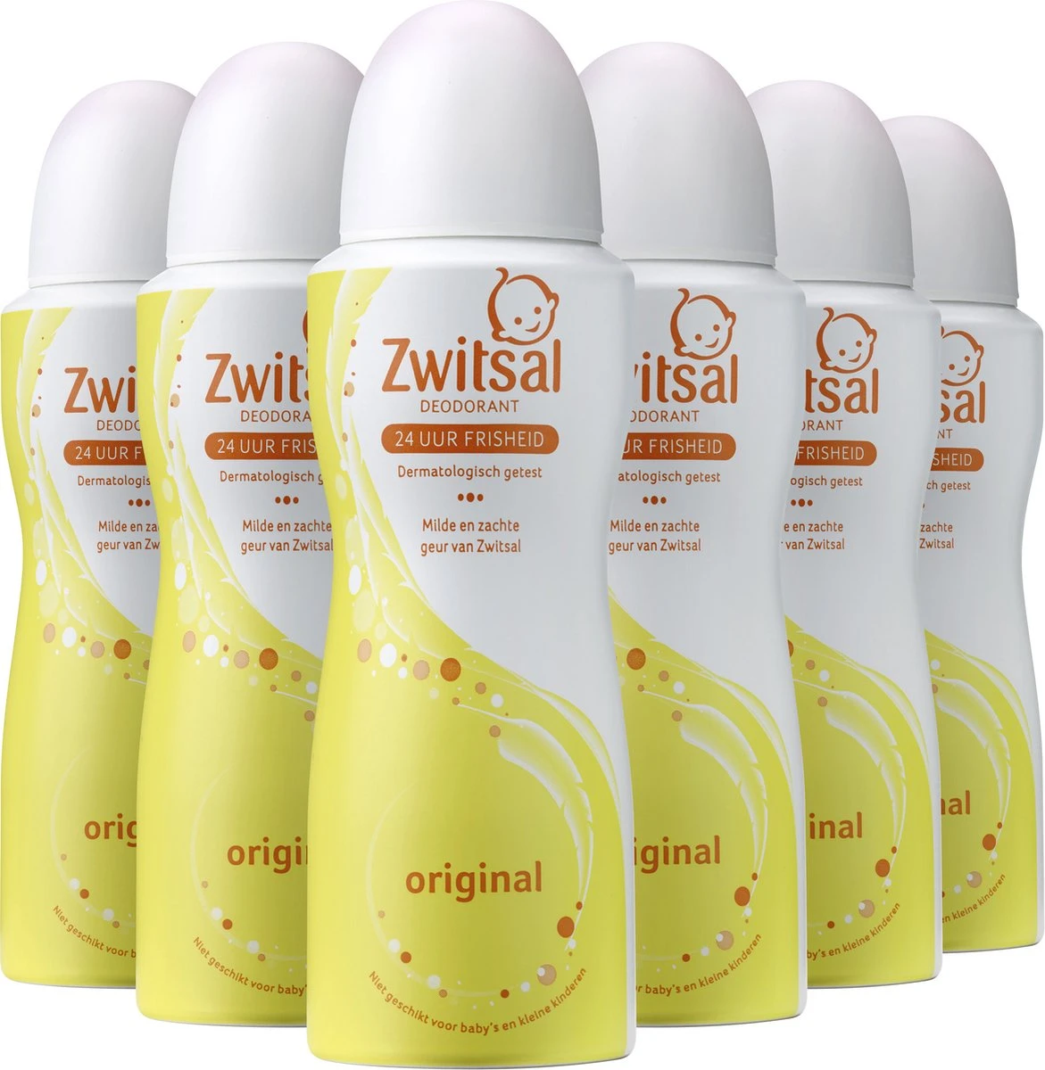Zwitsal Original Deodorant - 6 X 100 Ml - Voordeelverpakking 3 Zwitsal Original Deodorant - 6 X 100 Ml - Voordeelverpakking
