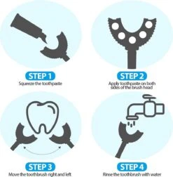 Tandenborstel Kind-Handtandenborstel Voor Kinderen-2 Tot 12 Jaar-Zachte Silliconen-Baby Tandenborstel-Tandenborstel Baby En Peuter - U-Vormig - 360 Graden-Bijtringen-peutertandenborstel-U Vorm -Winkel Voor Persoonlijke Verzorging 1175x1200