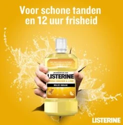 LISTERINE Fresh Ginger & Lime Mondwater, Met Gember- En Limoenextract, Mondspoeling Zonder Alcohol, Voor Een Frisse Adem, 3 X 500 Ml 13 LISTERINE Fresh Ginger & Lime Mondwater, Met Gember- En Limoenextract, Mondspoeling Zonder Alcohol, Voor Een Frisse Adem, 3 X 500 Ml -Winkel Voor Persoonlijke Verzorging 1181x1200 1