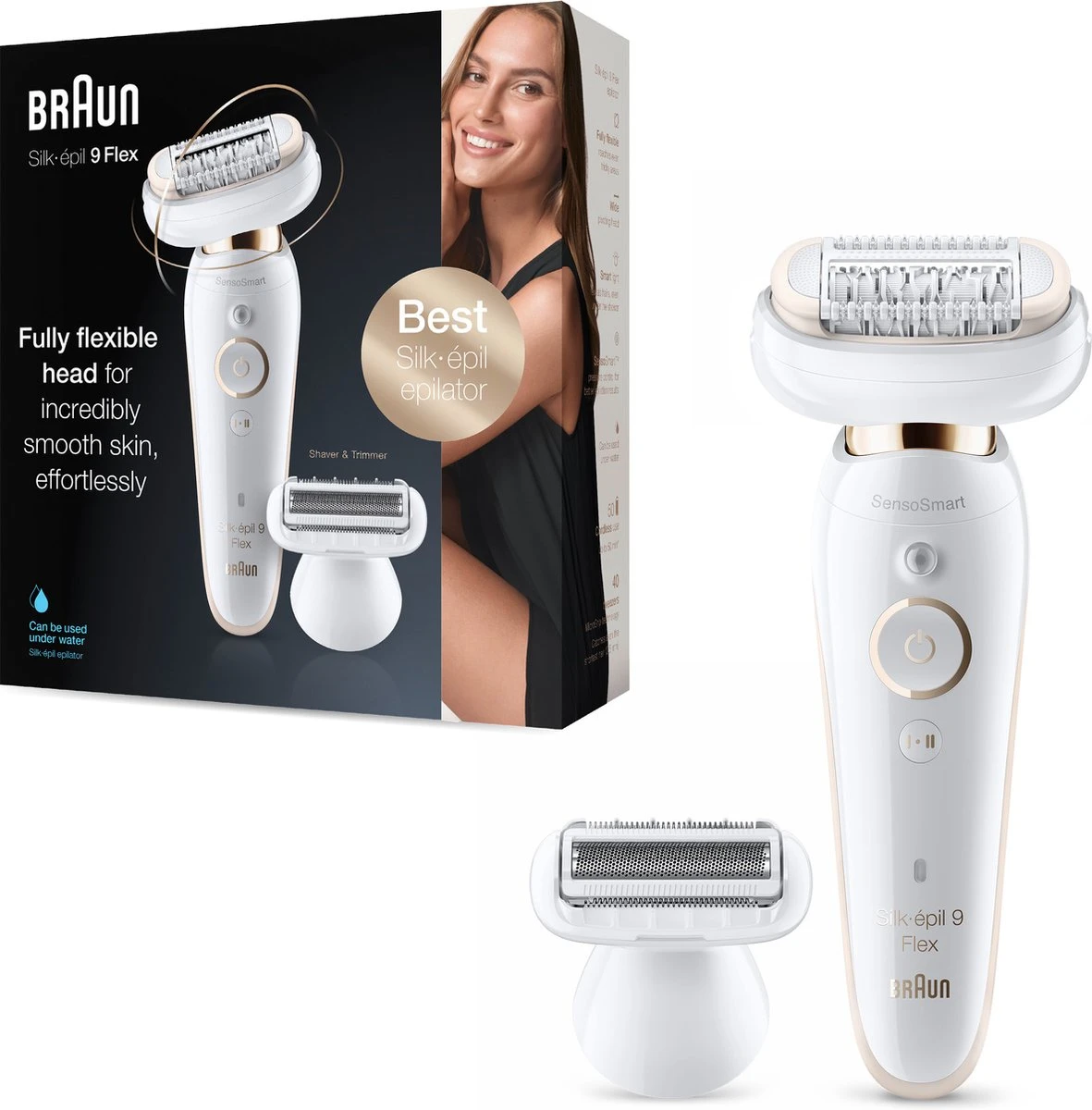 Braun Silk-épil 9002 Flex Wet & Dry Epilator 4 Braun Silk-épil 9002 Flex Wet & Dry Epilator - Afbeelding 2