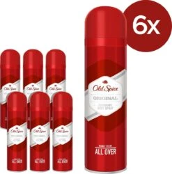 Old Spice Original Spray - Deodorant - 6x 150 Ml - Voordeelverpakking