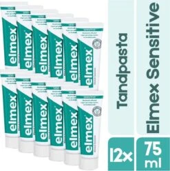 Elmex Tandpasta Sensitive 12 X 75ml - Voordeelverpakking