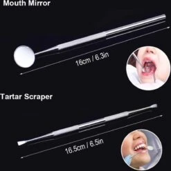 Compleet Tandarts Setje –4 Stuks Tandsteenhaakje – Tandartshaakje - Mondspiegel – Tandarts Gereedschap – Mondverzorging – Stainless Steel 10 Compleet Tandarts Setje –4 Stuks Tandsteenhaakje – Tandartshaakje - Mondspiegel – Tandarts Gereedschap – Mondverzorging – Stainless Steel -Winkel Voor Persoonlijke Verzorging 1195x1200 3