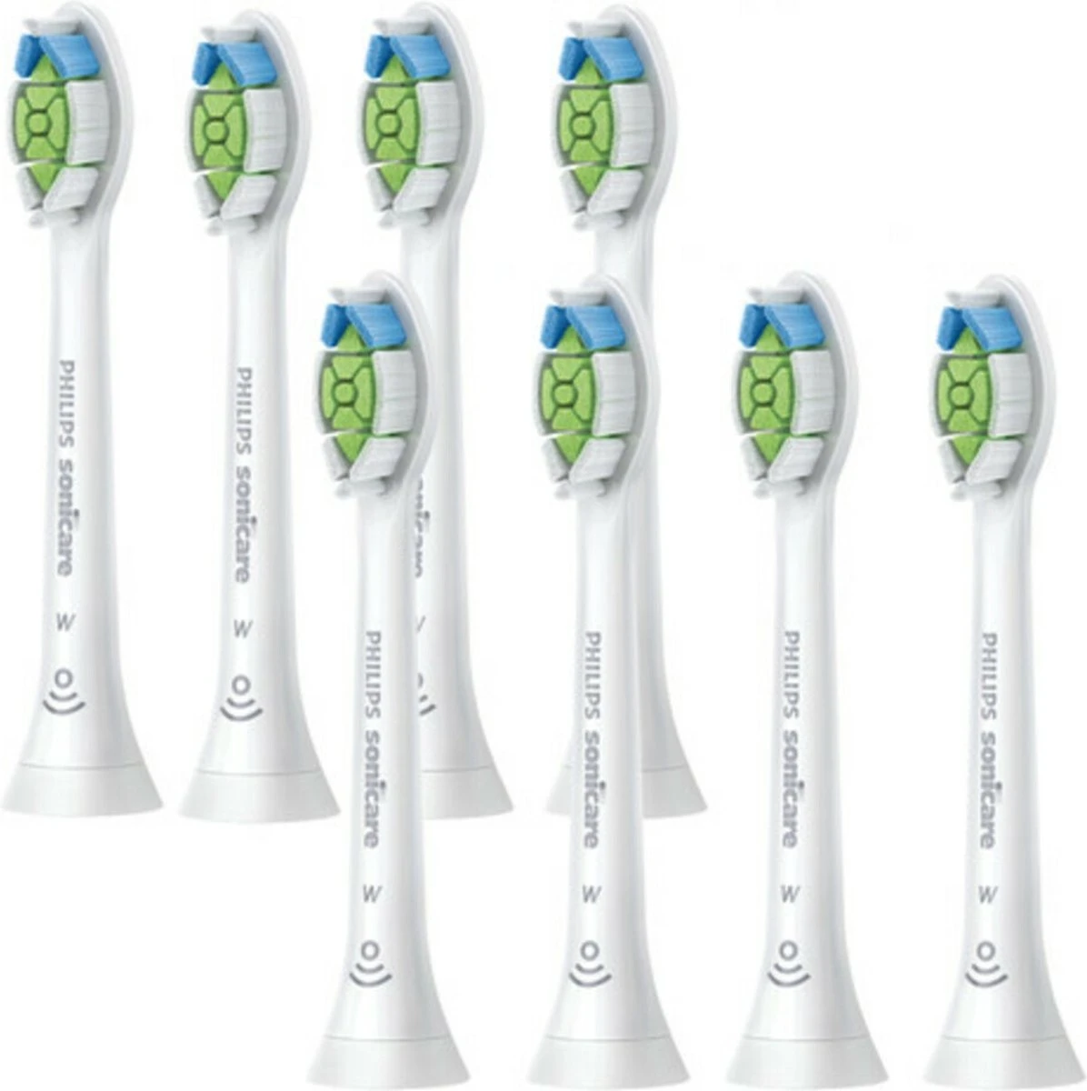 Philips Sonicare W2 Optimal White HX6068/12 - Opzetborstels - 8 Stuks 4 Philips Sonicare W2 Optimal White HX6068/12 - Opzetborstels - 8 Stuks - Afbeelding 2