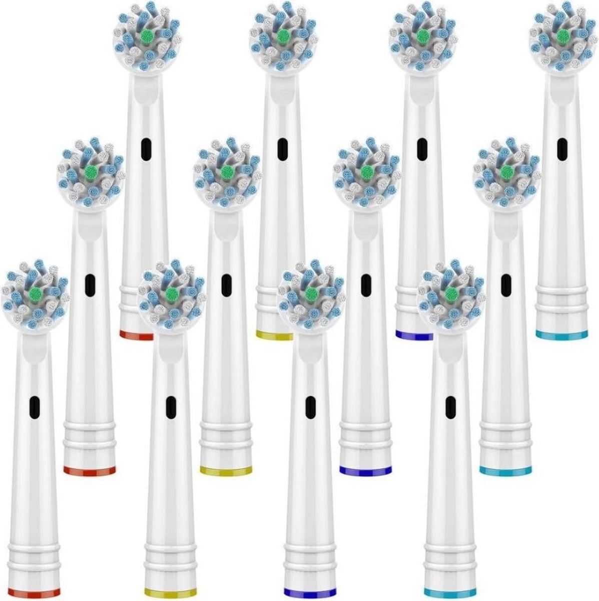 Merkloos Opzetborstels - Universele Braun / Oral-B - Set Van 12 Stuks 3 Merkloos Opzetborstels - Universele Braun / Oral-B - Set Van 12 Stuks