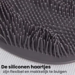 JEKO® - Voetscrubber - Douche Borstel - Voetmassage - Douchemat Antislip Zuignappen - Massage Mat - Voet Verzorging - Rug Wasser - Voetwasser - Grijs -Winkel Voor Persoonlijke Verzorging 1198x1200 51