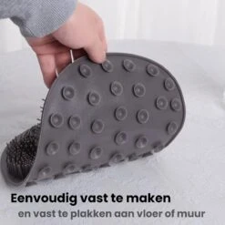 JEKO® - Voetscrubber - Douche Borstel - Voetmassage - Douchemat Antislip Zuignappen - Massage Mat - Voet Verzorging - Rug Wasser - Voetwasser - Grijs -Winkel Voor Persoonlijke Verzorging 1198x1200 52