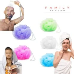 Set Van 5 - Douchespons / Badspons - Puff Sponzen / Netspons / Spons - Voordeelverpakking -Winkel Voor Persoonlijke Verzorging 1199x1200 12