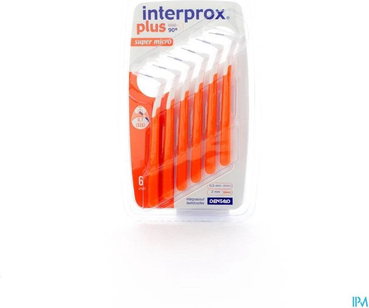 Interprox Plus Super Micro Flosdraad - 2 Mm - 6 Stuks 6 Interprox Plus Super Micro Flosdraad - 2 Mm - 6 Stuks - Afbeelding 4