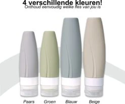 Boxed Reisflesjes Met Etui - Reisset - Verschillende Maten - Siliconen Navulbare Reisflacons - Reis Toilettas - Vliegtuig Handbagage 23 Boxed Reisflesjes Met Etui - Reisset - Verschillende Maten - Siliconen Navulbare Reisflacons - Reis Toilettas - Vliegtuig Handbagage -Winkel Voor Persoonlijke Verzorging 1200x1002 3