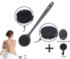 Blubs® Badborstel - Dry Brush - Grijs