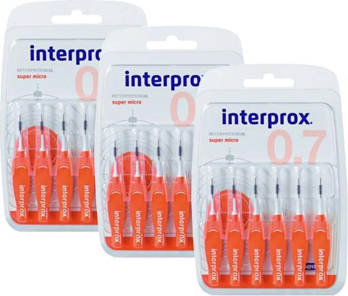 3x Interprox Ragers Super Micro 0.7 Oranje Blister à 6 Ragers 9 3x Interprox Ragers Super Micro 0.7 Oranje Blister à 6 Ragers - Afbeelding 7