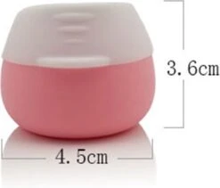 YONO Reis Cosmetica Potjes - Lege Potjes Met Deksel - Zalfpotjes - Siliconen Reisflesjes Set Handbagage - Reisflacons Navulbaar - 4 Stuks - 10 ML -Winkel Voor Persoonlijke Verzorging 1200x1026 3