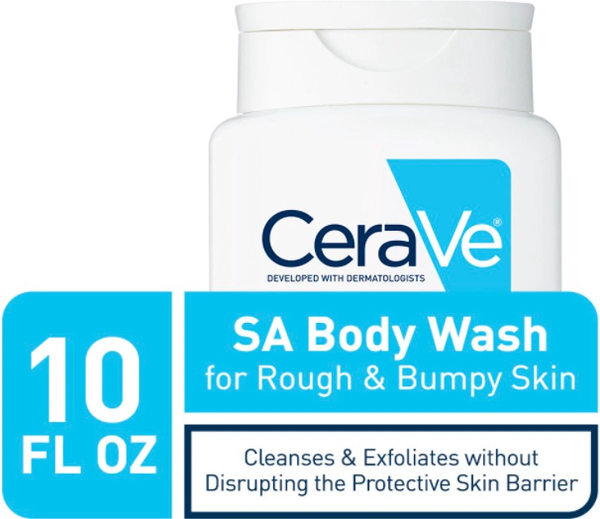 CeraVe Body Wash Met Salicyl Acid - Geurvrij 296ml 5 CeraVe Body Wash Met Salicyl Acid - Geurvrij 296ml - Afbeelding 3