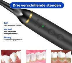 ExCorn Elektrische Tandsteen Verwijderaar - Inclusief 6-delig Tandartsset - 3 Standen - Elektrisch Tandplak Verwijderen - Tanden Polijsten -Winkel Voor Persoonlijke Verzorging 1200x1055