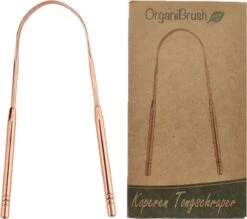 OrganiBrush 100% Koper Tongschraper / Tongreiniger - Antibacterieel - 1 Stuk -Winkel Voor Persoonlijke Verzorging 1200x1065