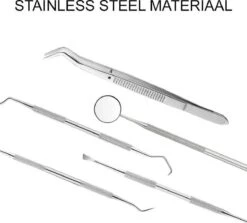Newide Professionele Tandarts Set Met Luxe Etui – Tandsteen Verwijderaar – RVS Tandarts Setje – Tandenstokers – Tandartshaakje – Tand Verzorging Gereedschap Set – Tandplak Verwijderaar -Winkel Voor Persoonlijke Verzorging 1200x1084