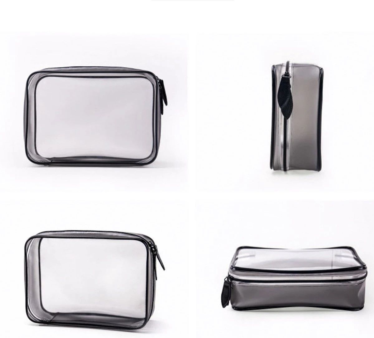 Somstyle 8-Delig Reisflesjes Set Transparant - Vliegtuig Handbagage - Toilettas Inclusief Potjes & Navulbare Flacons - Reisaccessoires - Wit 4 Somstyle 8-Delig Reisflesjes Set Transparant - Vliegtuig Handbagage - Toilettas Inclusief Potjes & Navulbare Flacons - Reisaccessoires - Wit - Afbeelding 2