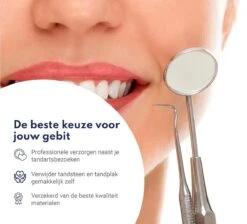 Tandarts Setje - Professioneel - Tandsteen Verwijderaar – Mondspiegel – Tandartshaakje – Tandsteenhaakje - Gebitsverzorging – Inclusief Luxe Etui - 6-delig - RVS 16 Tandarts Setje - Professioneel - Tandsteen Verwijderaar – Mondspiegel – Tandartshaakje – Tandsteenhaakje - Gebitsverzorging – Inclusief Luxe Etui - 6-delig - RVS -Winkel Voor Persoonlijke Verzorging 1200x1087 5