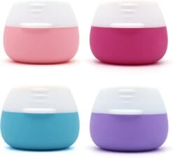 YONO Reis Cosmetica Potjes - Lege Potjes Met Deksel - Zalfpotjes - Siliconen Reisflesjes Set Handbagage - Reisflacons Navulbaar - 4 Stuks - 10 ML -Winkel Voor Persoonlijke Verzorging 1200x1098 1