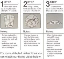 Kunstgebit InstantSmile - Medium - Boven Gebit - Goedkope Kunstgebit- Met Bijgeleverde Vulling 9 Kunstgebit InstantSmile - Medium - Boven Gebit - Goedkope Kunstgebit- Met Bijgeleverde Vulling -Winkel Voor Persoonlijke Verzorging 1200x1119 1