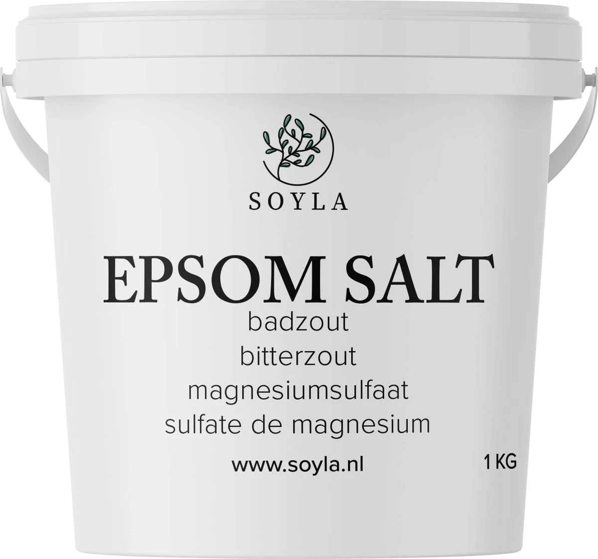 Epsom Zout - 1 KG - Badzout - Epsom Salt - Magnesiumsulfaat 3 Epsom Zout - 1 KG - Badzout - Epsom Salt - Magnesiumsulfaat