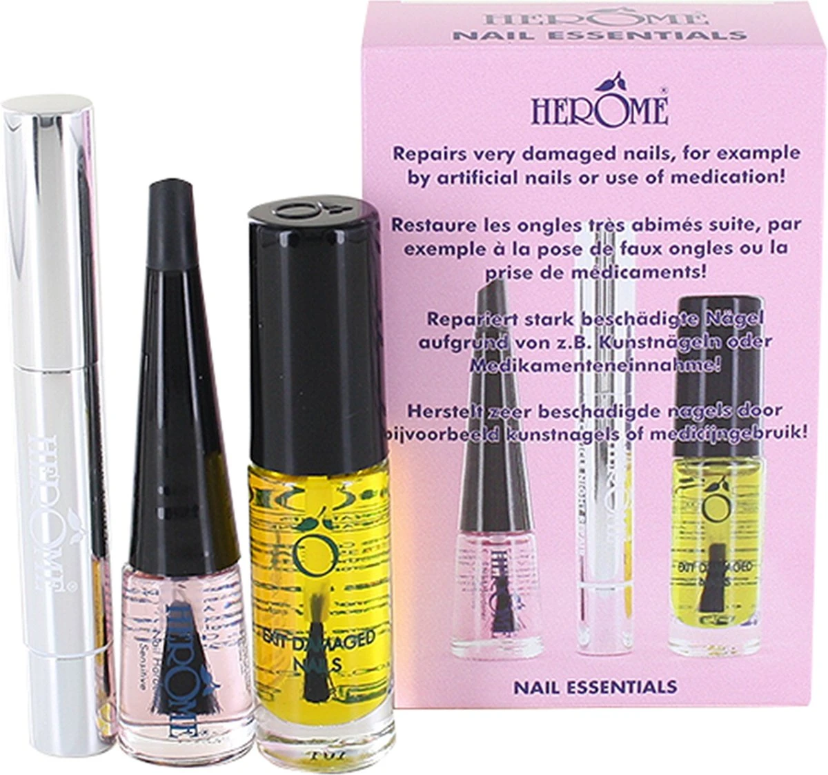 Herome 3 In 1 Manicure Nagelverzorging Set – Beschadigde Nagels – Nagelriemolie, Nagelriemcrème En Nagelverharder 3 Herome 3 In 1 Manicure Nagelverzorging Set – Beschadigde Nagels – Nagelriemolie, Nagelriemcrème En Nagelverharder