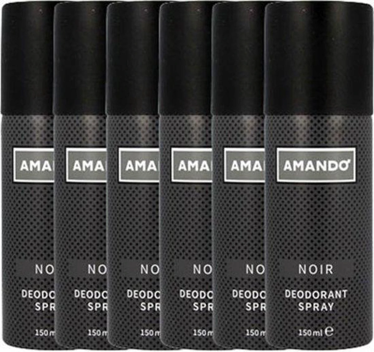 Amando Noir - Deodorant - 6x 150 Ml - Voordeelverpakking 3 Amando Noir - Deodorant - 6x 150 Ml - Voordeelverpakking