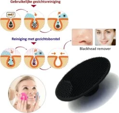 Blubs® – Badborstel – Dry Brush – Rug Scrubber – Lichaamsborstel – Rugborstel Douche Met Steel – Huidborstel – Doucheborstel – Bad- & Doucheaccessoires – Badborstel Met Steel – Doucheborstel Rugborstel – Siliconen Borstel – Massage – Zwart -Winkel Voor Persoonlijke Verzorging 1200x1138 8