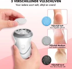 DynaBright Elektrische Eeltverwijderaar Met Stofzuigsysteem - Inc. 3 Vlijlschijven - 2 Standen - Voetvijl - Eeltvijl - Eelt Verwijderaar -USB Oplaadbaar - Geïntegreerde Zuigfunctie 12 DynaBright Elektrische Eeltverwijderaar Met Stofzuigsysteem - Inc. 3 Vlijlschijven - 2 Standen - Voetvijl - Eeltvijl - Eelt Verwijderaar -USB Oplaadbaar - Geïntegreerde Zuigfunctie -Winkel Voor Persoonlijke Verzorging 1200x1141 8